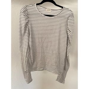 Cozy striped long sleeve